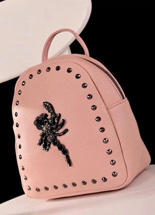 Рюкзак женский розовый код 7-69