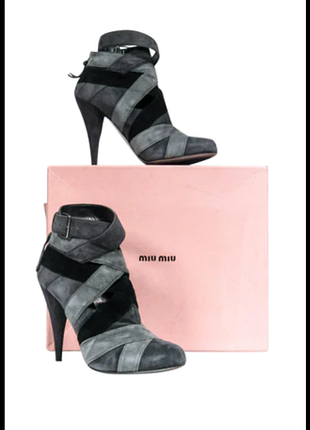 Ботиночки красивые замш кожа