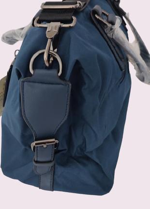 Дорожная сумка саквояж цвет синий размер 47х33х21 см.4 фото