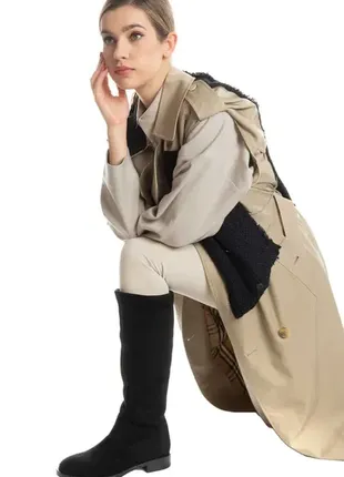 Сапоги замш на меху р 38 fabrizio chini италия