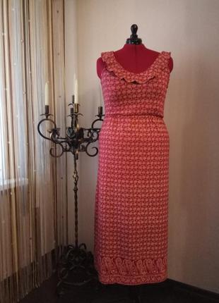 Платье сарафан из вискозного трикотажа1 фото
