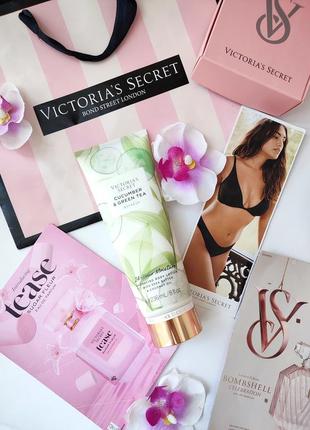 Увлажняющий лосьон cucumber &amp; green tea из серии natural beauty от victoria's secret