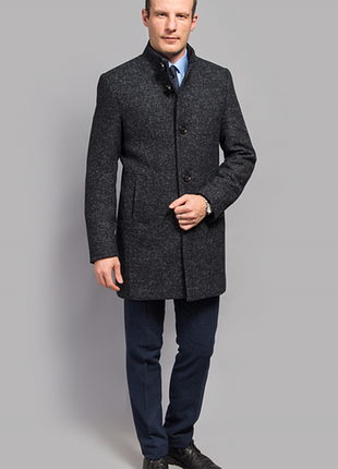 Мужское пальто серое