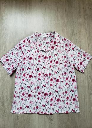 Блуза damart в цветочный принт 14-16 р-ру.4 фото