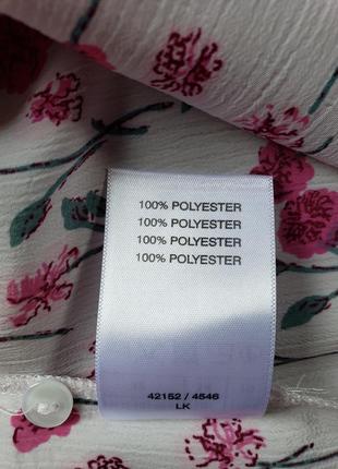 Блуза damart в цветочный принт 14-16 р-ру.8 фото