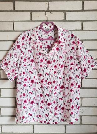 Блуза damart в цветочный принт 14-16 р-ру.9 фото