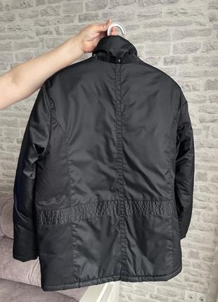 Теплая черная куртка adidas размер м оригинал6 фото