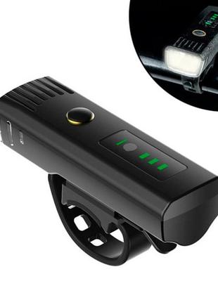 Фонарь велосипедный индукционный 250лм фара 5вт 1500мач ipx4, eos220