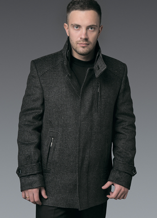 Пальто короткое с воротником-стойкой м-20