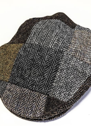 Glenappin x harris tweed твідова паличка кепка вовняна