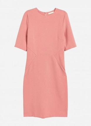 Плаття плаття пильна троянда рожеве футляр бренд h&m нове