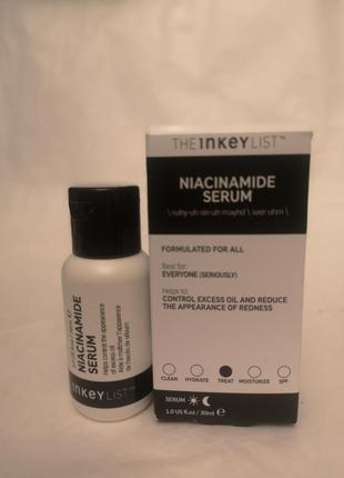 Сыворотка для лица the inkey list niacinamide serum, 30 мл2 фото