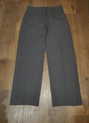Летние широкие винтажные брюки giorgio armani, винтаж, палаццо, стрелки, подкаты7 фото