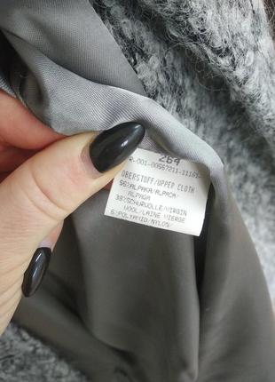 Kemper базовое винтажное демусезонное пальто плащ прямого кроя серый кашка из альпаки и шерсти размер xs s m в стиле cos zara massimo dutti max mara10 фото