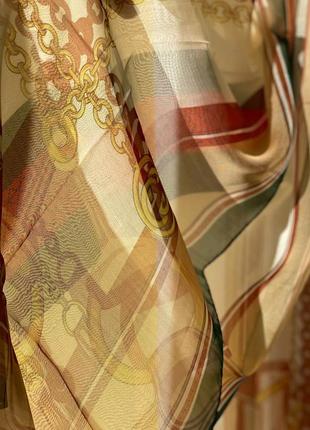 Жіночі шарфики з натурального шовку gucci. розмір : 70х1807 фото