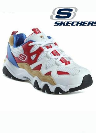 Яскраві кросівки skechers d-lites 2 x one piece  р.42