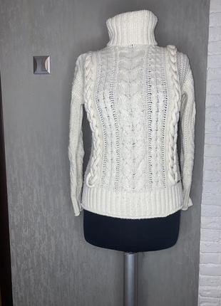 Кофта гольф свитер с косами abercrombie & fitch, xs