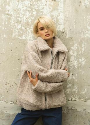 Куртка-тедди жіноча s-хl