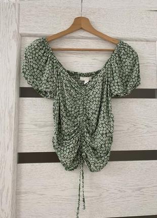 H&amp;m цветочный топ