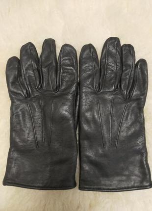 Мужские кожаные перчатки damart