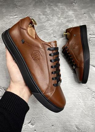 Чоловічі кросівки philipp plein brown black 40-41-42-43-45