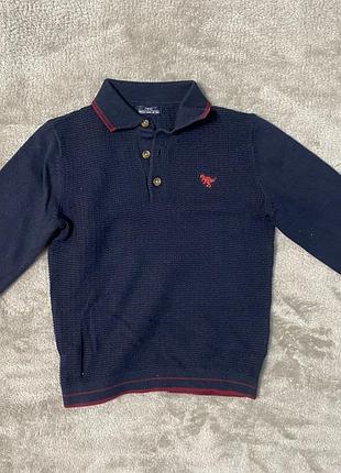 Лонгслив поло джемпр