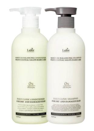 Зволожувальний шампунь для волосся la'dor moisture balancing shampoo 100 ml
