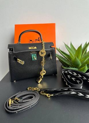 Сумка міні крос-боді люкс у стилі hermes🖤🖤🖤