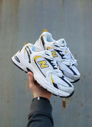Кросівки new balance 530 •white yellow black•