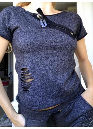 Літній прогулянковий костюм з шортами philipp plein