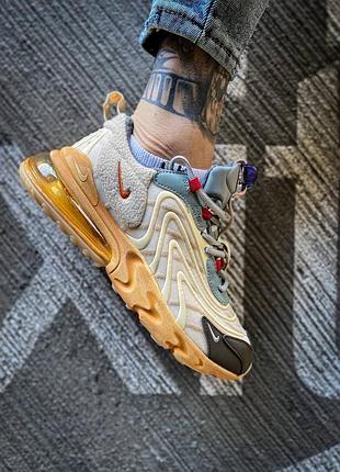 Кроссовки nike travis scott x air max 270 react eng 'cactus trails'