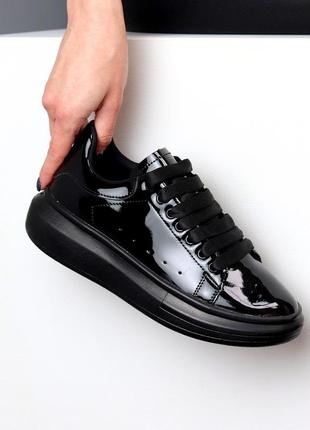 Кеды кроссовки лак лаковые глянец