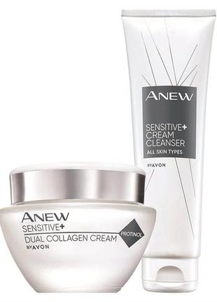 Крем, засіб для вмивання «сенсітів+» для чутливої шкіри обличчя.