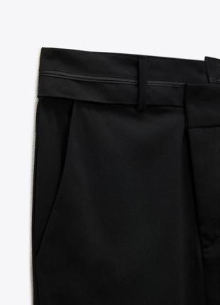 Длинная юбка с асимметричным поясом и разрезом zara8 фото