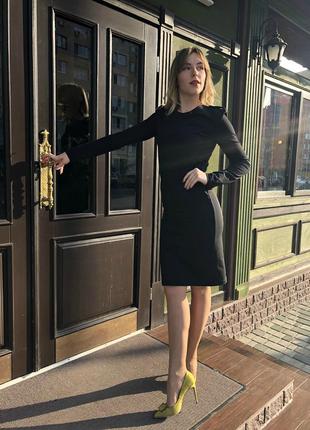 Трикотажное платье