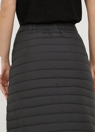 🔥 черная кэжуал однотонная юбка jack wolfskin карандаш3 фото