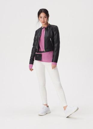 Куртка жіноча демісезонна екошкіра нова sinsay польща, розмір m, l, xl2 фото