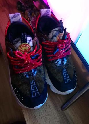 Кроссовки versace chain reaction