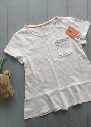Дизайнерская футболка на девочку 110-116 см германия