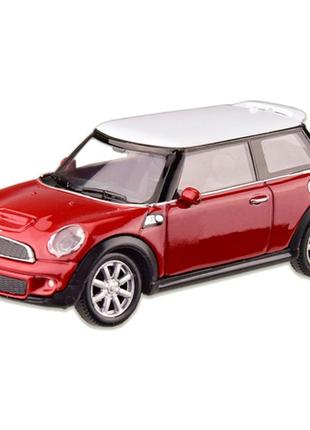 Машина металлическая mini cooper s "welly" 44010cw масштаб 1:43 (коричневый)