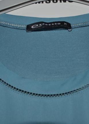 Блузка - футболка бренда expresso ( turkey ) из двух видов тканей2 фото