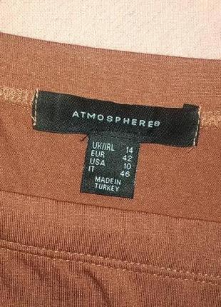 Брендовая облегающая длинная юбка от "atmosphere" , цвета "темная терракота"2 фото