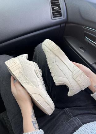 Кроссовки puma cali beige6 фото