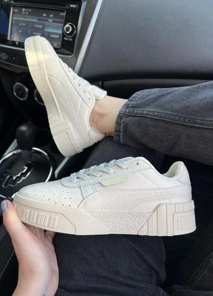 Кроссовки puma cali beige7 фото