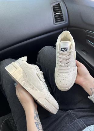 Кроссовки puma cali beige10 фото