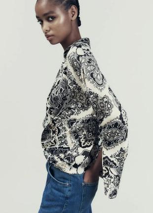 Рубашка зара, яркая рубашка зара новая коллекция 🔥5 фото