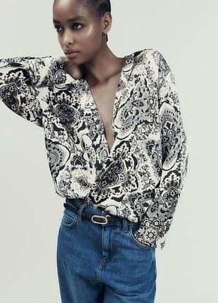 Рубашка зара, яркая рубашка зара новая коллекция 🔥