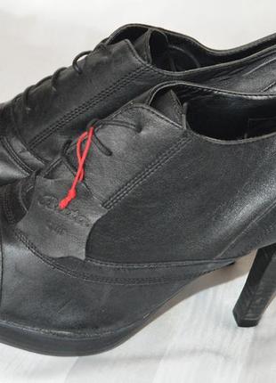 Ботильони черевики шкіра bata розмір 41 40, ботинки кожа9 фото