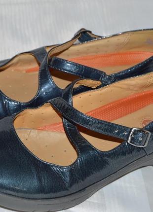 Мокасины туфли кожа clarks размер 39 (6), мокасіни туфлі шкіра2 фото