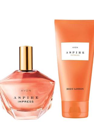 Парфюмерно-косметический набор avon aspire impress для нее, эйвон аспир импресс1 фото